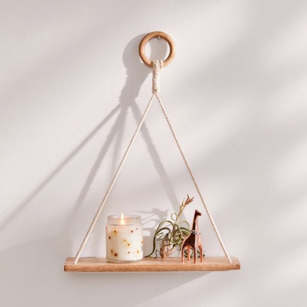 BNWOT⎜UO⎜Elie Macramé Hanging Shelf